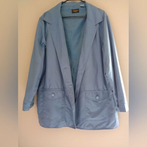 Salon Studios Light Blue Jacket Women's Size 2X - Picture 2 of 9